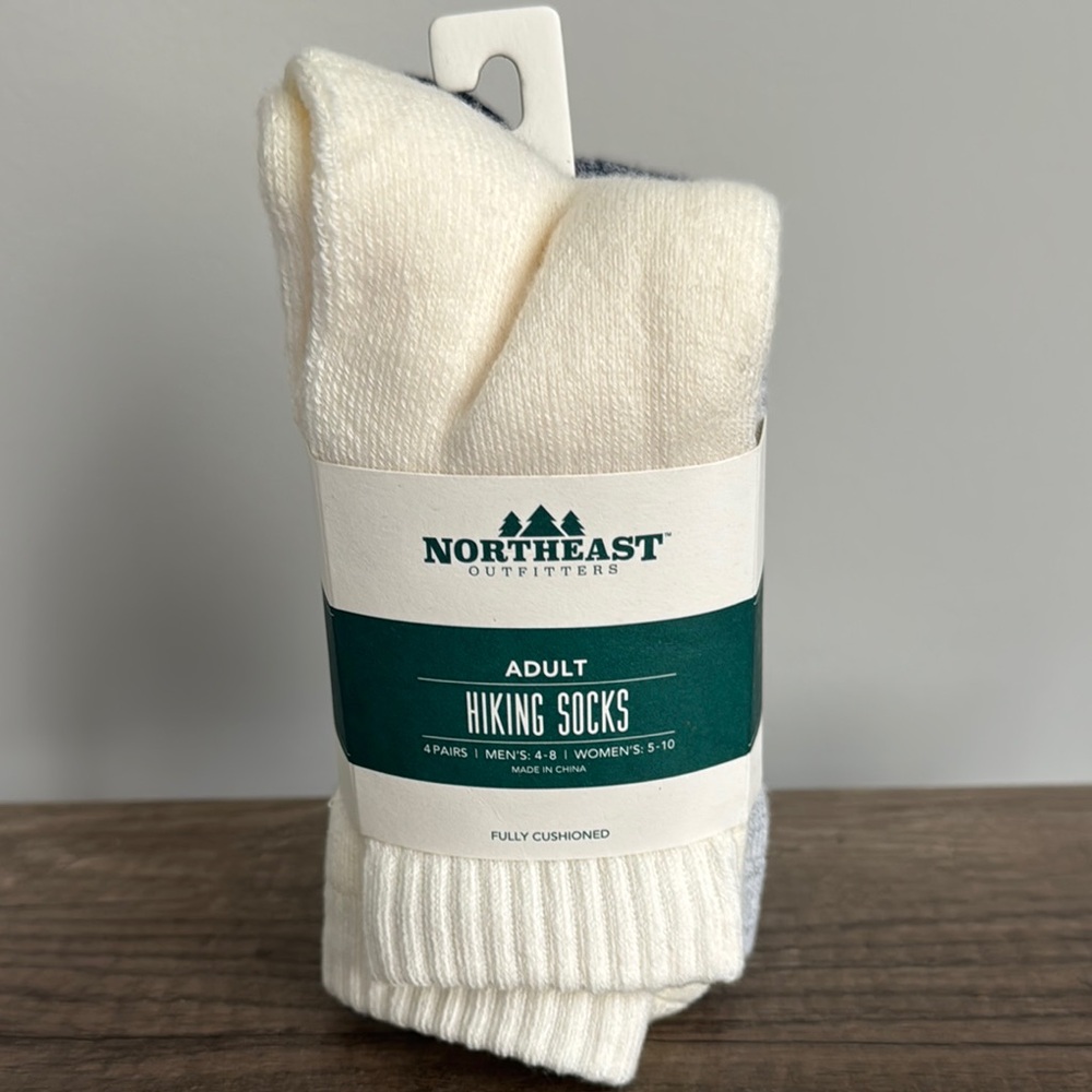 Northeast Outfitters Hiking socks Adult 4 pairs